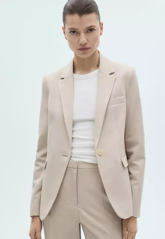 Fitted Suit Jacket