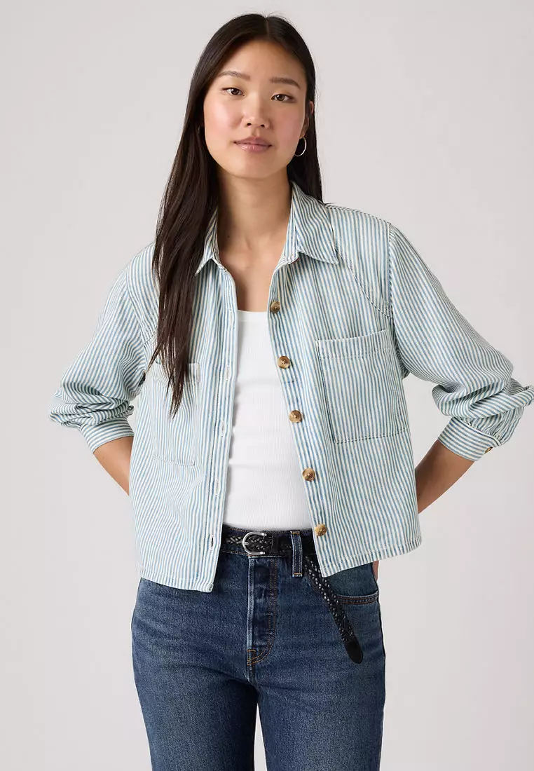 Levi's® Women's Tini Long-Sleeve Utility Shirt (005EV-0006)