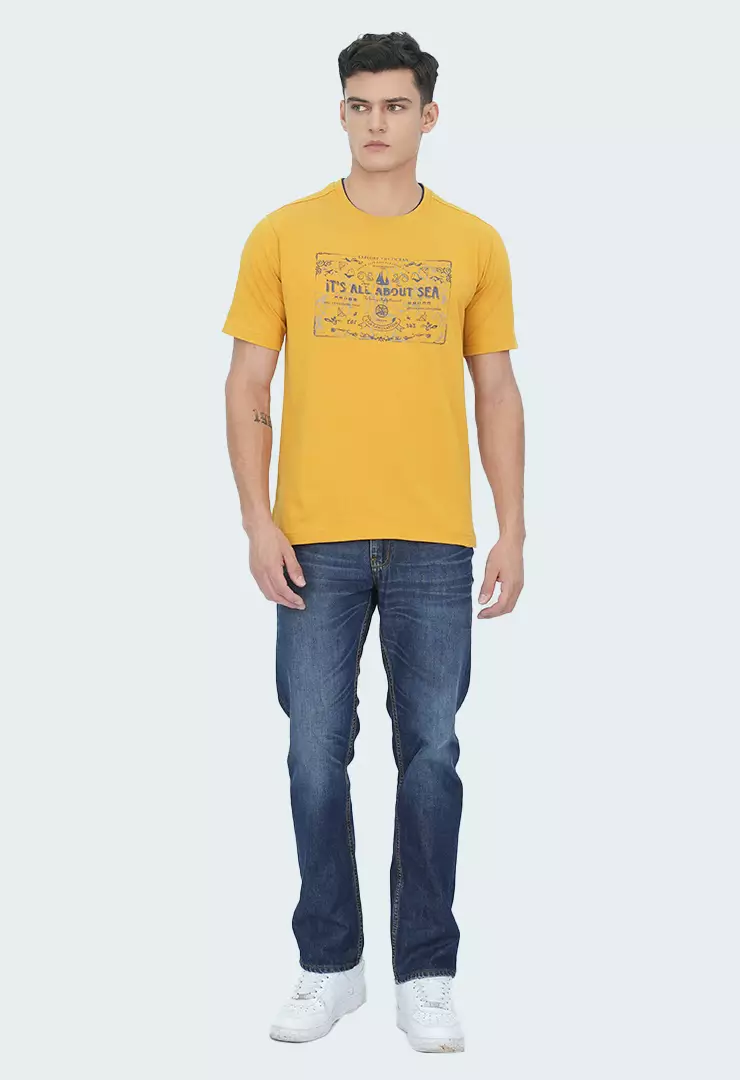 LGS -  Vintage Collection - Kaos Katun Pria Casual - Sablon HD - Roundneck - Regular Fit - CTS.222.S3191