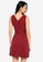 ZALORA BASICS red Button Down A-Line Dress with Belt 25505AA5F9F702GS_2