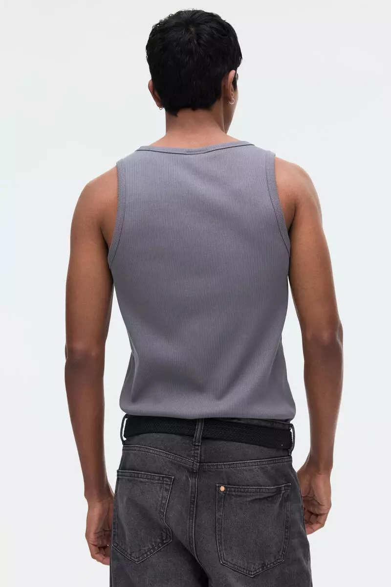 Slim Fit Ribbed vest top