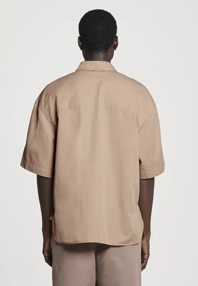 Buy COS Oversized Short-Sleeved Shirt 2025 Online | ZALORA