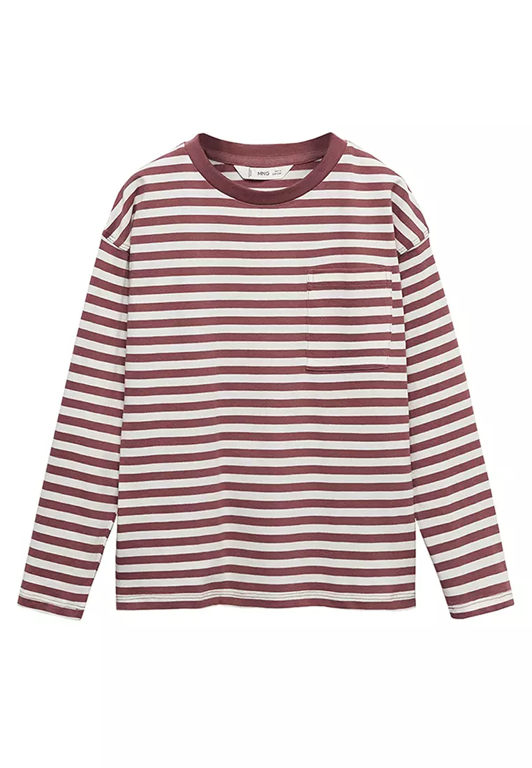 long sleeve colorful striped shirt