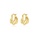 Glamorousky silver 925 Sterling Silver Plated Gold Fashion Simple Multilayer Line Circle Earrings 4AB7DACD392540GS_1