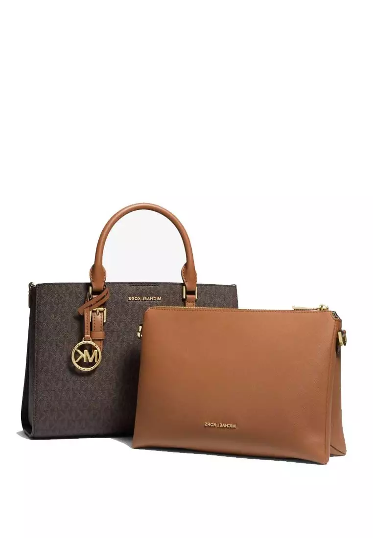 Michael kors cheap medium leather satchel