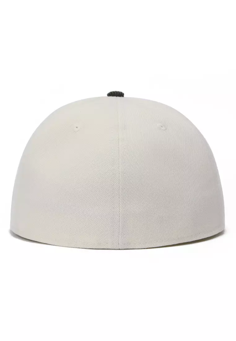NE Flag Chrome White Dark Green Corduroy 59FIFTY Fitted Cap