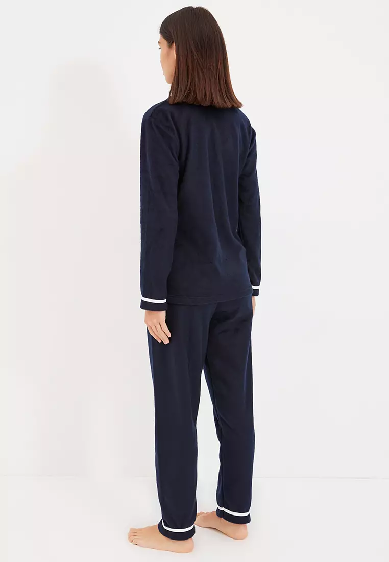 Thick Knitted Pajamas Set