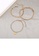 Glamorousky silver Fashion Simple Plated Gold Geometric Circle Medallion Multilayer Bracelet 7E416AC8766765GS_4