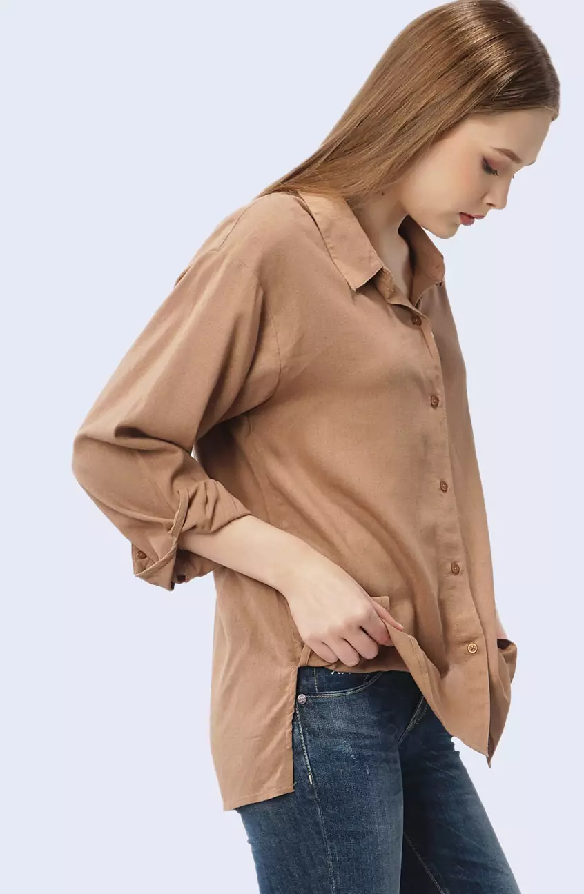 Kemeja Wanita Windy Brown