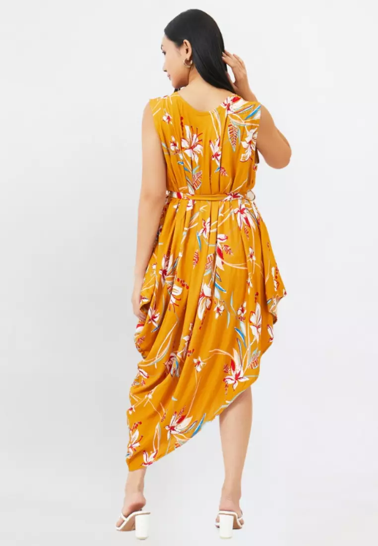 Basic Dress Rumah Milka Rayon Kuning