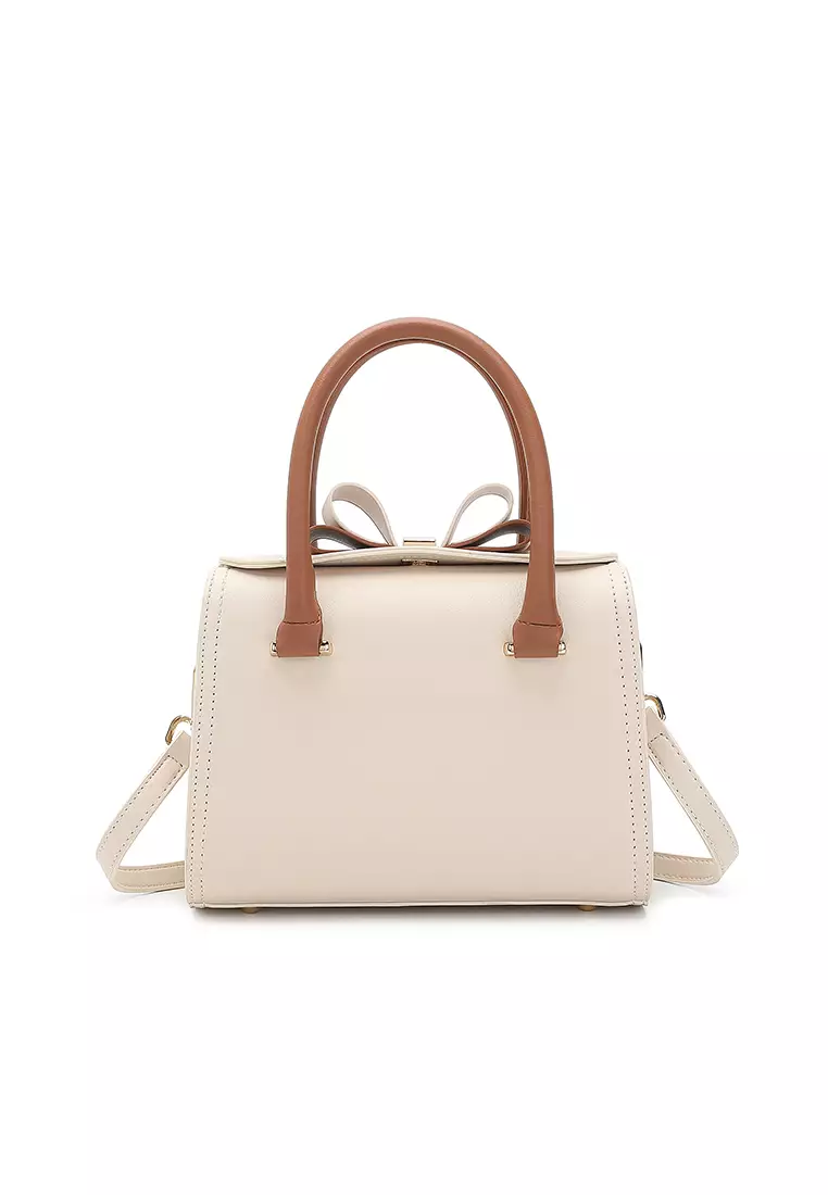 Women's Top Handle Bag / Sling Bag / Crossbody Bag / Shoulder Bag - Beige
