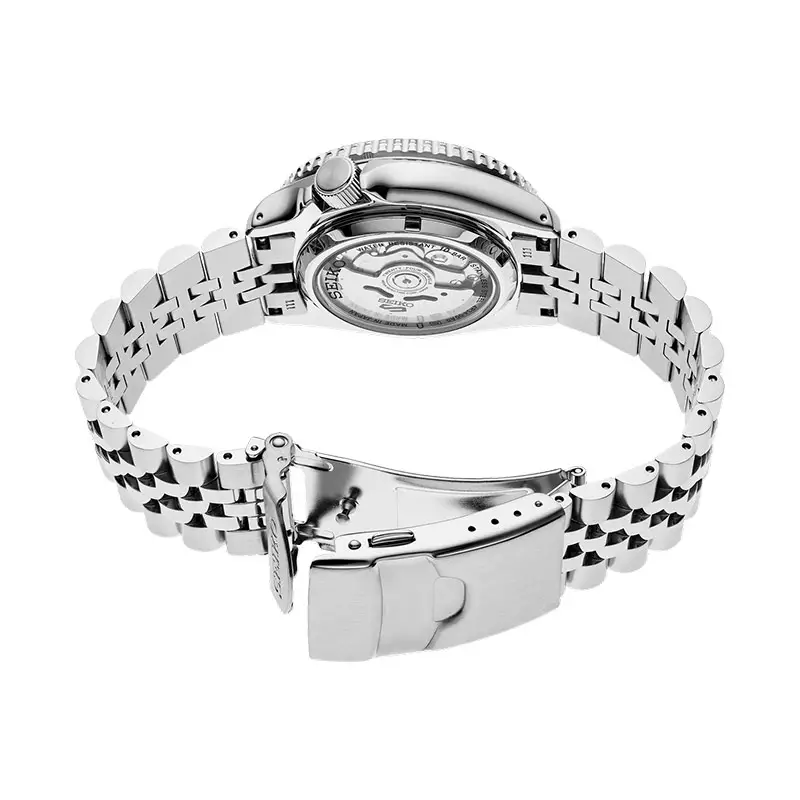 Jam Tangan Pria Seiko 5 Sports SSK005K1 SKX Sports Style GMT Mikan Orange Automatic Orange Dial St. Steel Strap