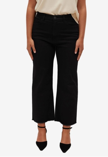 Buy Violeta By Mango Plus Size Mid Waist Culotte Jeans Online On Zalora Singapore