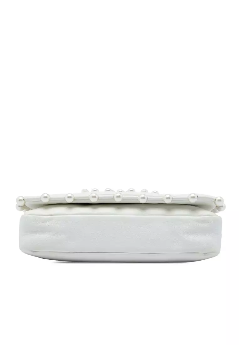 Pre-Loved Chanel Lambskin Pearl Obsession Flap