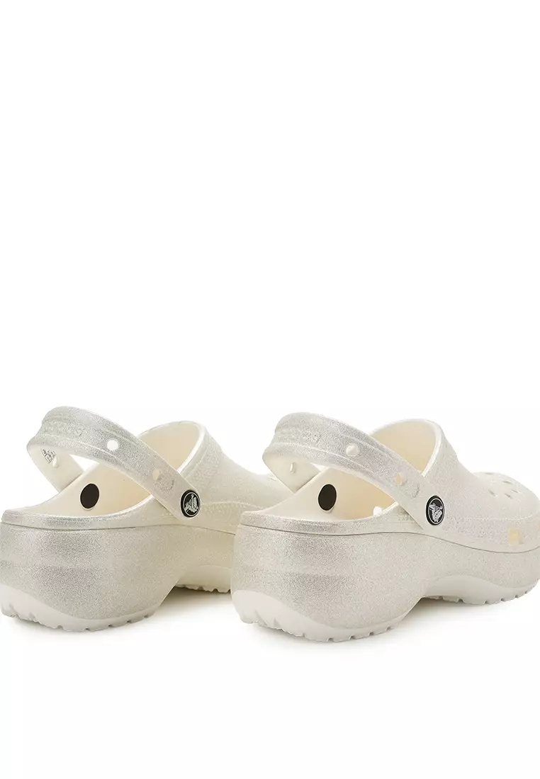 Classic Platform Glitter Clog