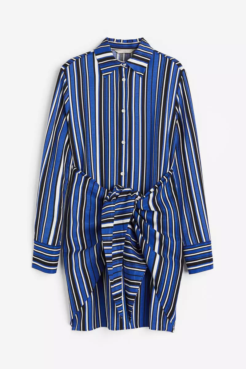 Tie-detail shirt dress
