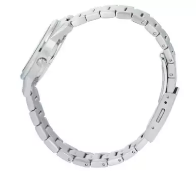 Jam Tangan Wanita Alba Fashion AH7EP7 AH7EP7X1 Strap Stainless Steel Silver Color Women Green Dial Watch Original Garansi Resmi