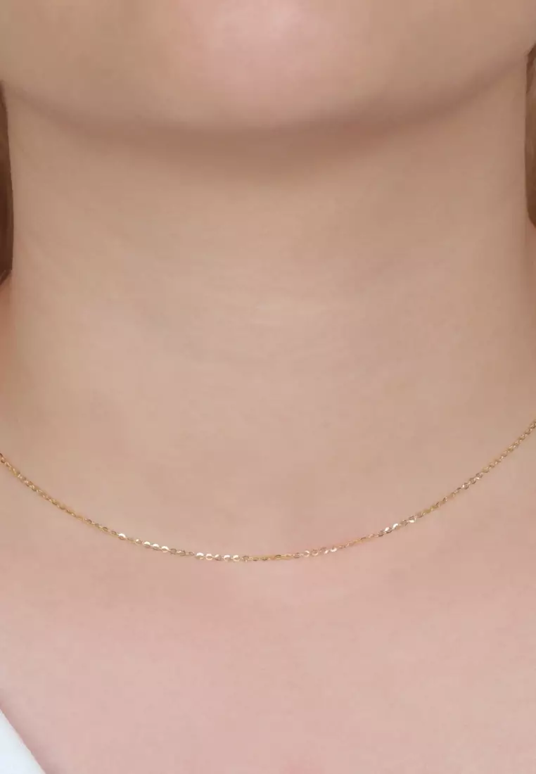 Chain Necklace 18k Gold - 16 - 18 inches