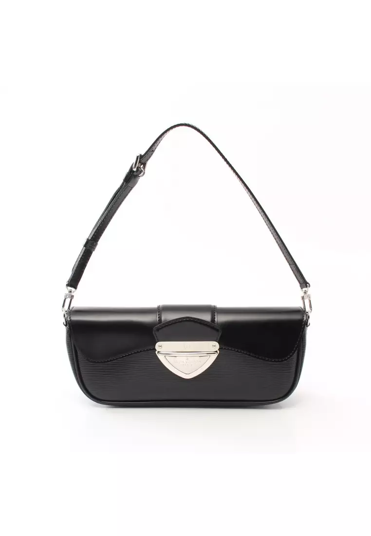 Buy Louis Vuitton Pre-loved LOUIS VUITTON pochette Montaigne Epi Noir  Shoulder bag leather black 2023 Online