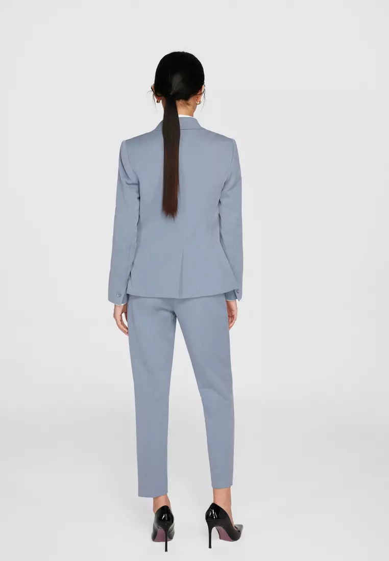 長袖合身剪裁西裝外套