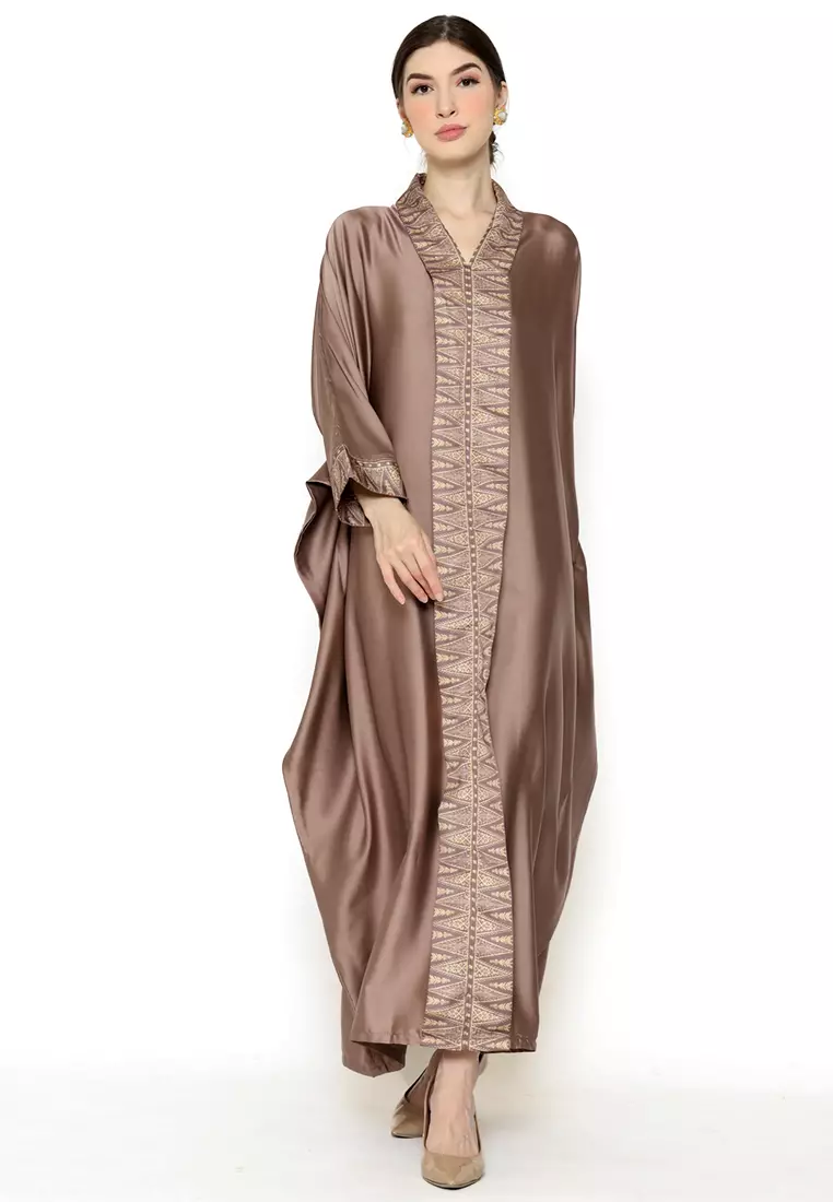 Kanzi Exclusive Long Sleeve Songket Kaftan