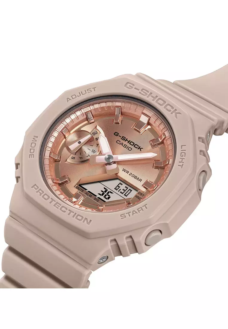 Buy G SHOCK G Shock GMA S2100MD 4A Women s Rose Gold Analog