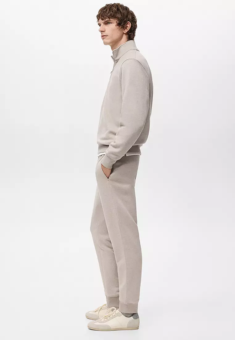 Regular-Fit Sweatshirt With Zip