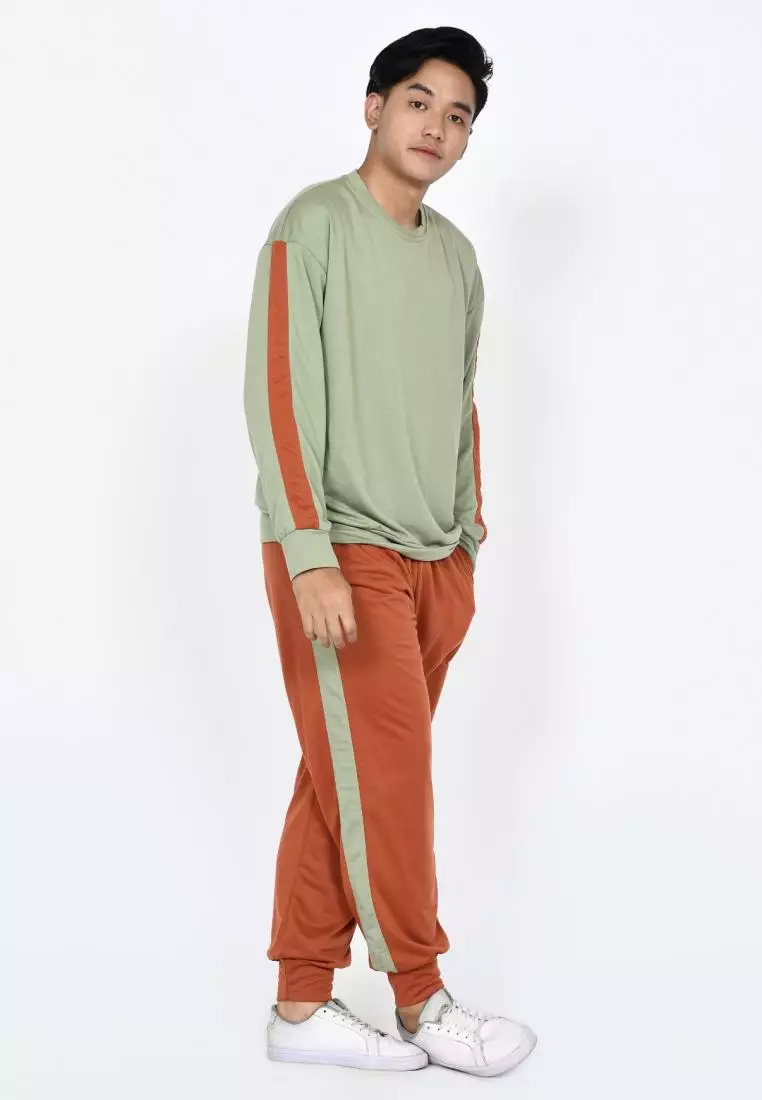 Couple Set Training Babyterry [2 PCS Setelan Sporty Olahraga] Wanita Pria Size M-XXL