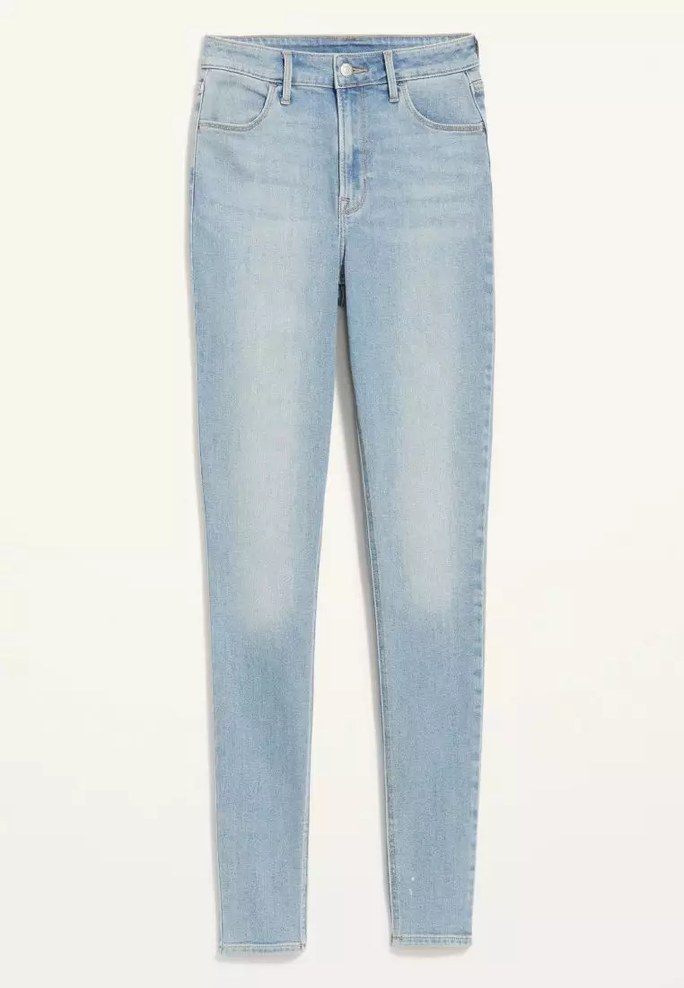 High-Waisted Wow Super-Skinny Ankle Jeans