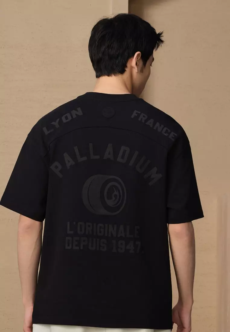 MEN'S HERITAGE PALLADIUM LOGO LOOSE FIT COTTON T-SHIRT
