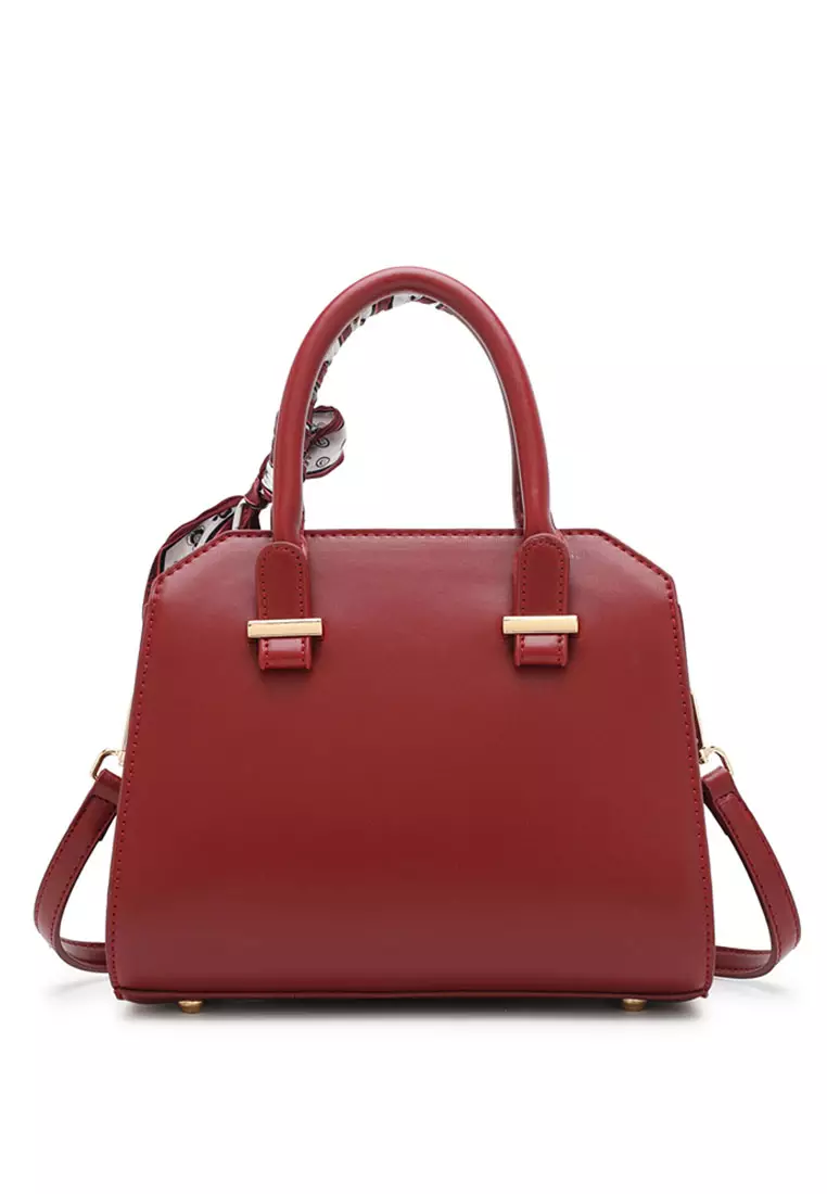 Buy Swiss Polo Women's Top Handle Bag / Sling Bag / Crossbody Bag - Red ...