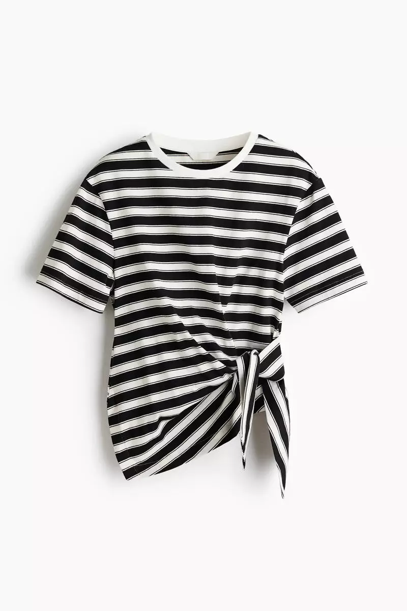 Tie-detail T-shirt