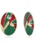 estele green Estele Gold Tone Designer Green Passion Enamel Stud Earrings For Women A7177AC50AF300GS_2