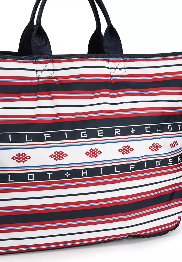 Th X Clot Reversible Stripe Tote Bag - Tommy Jeans