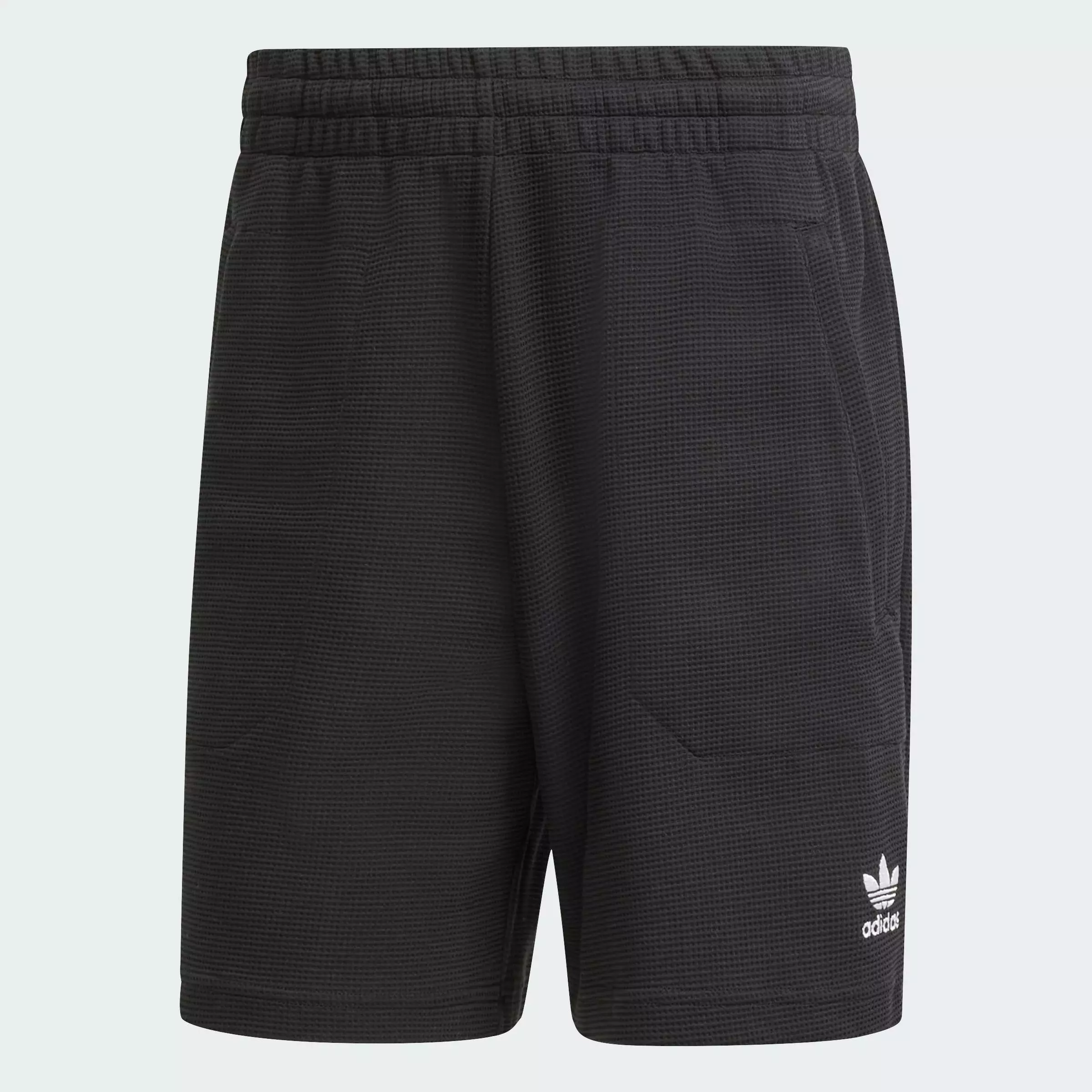 Lifestyle Essentials Trefoil Waffle Shorts Men Black KA7764