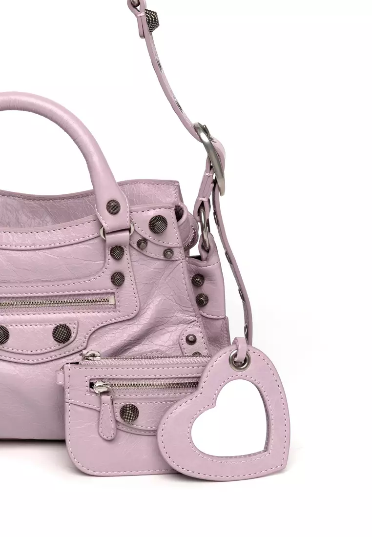 Buy BALENCIAGA Lambskin Leather Crossbody Bag top Handle 2024