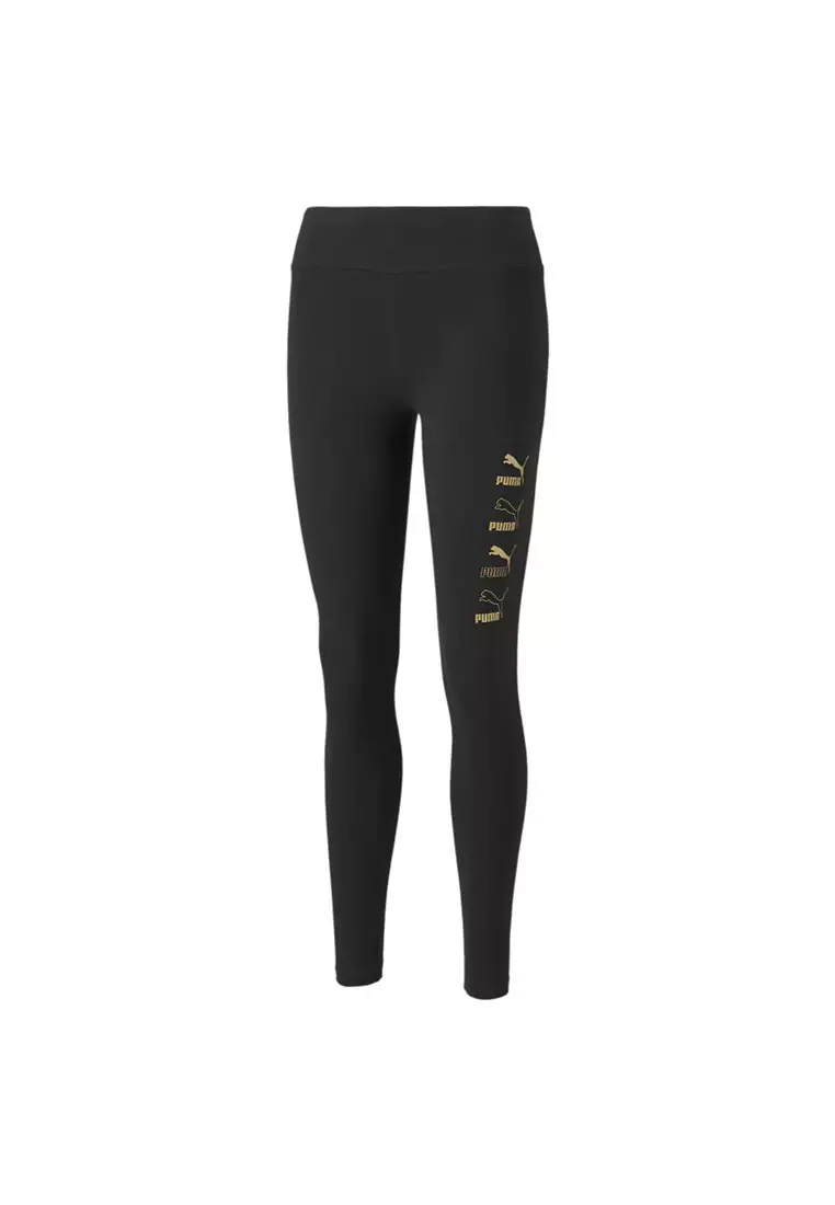 White and gold nike on sale leggings