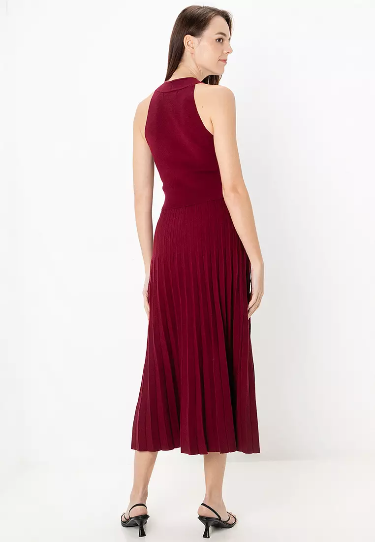 Lily's Pleated Top and Skirt Set