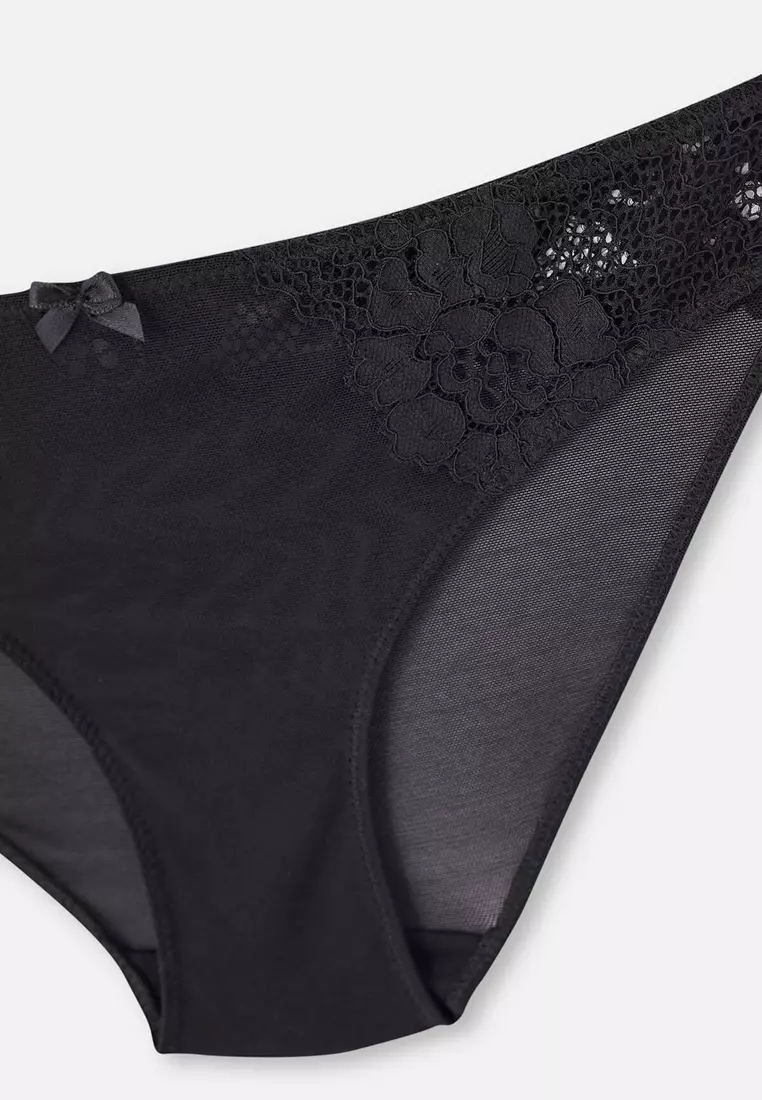 Buy DAGİ Black Bride Briefs, Regular, Underwear for Women 2024 Online
