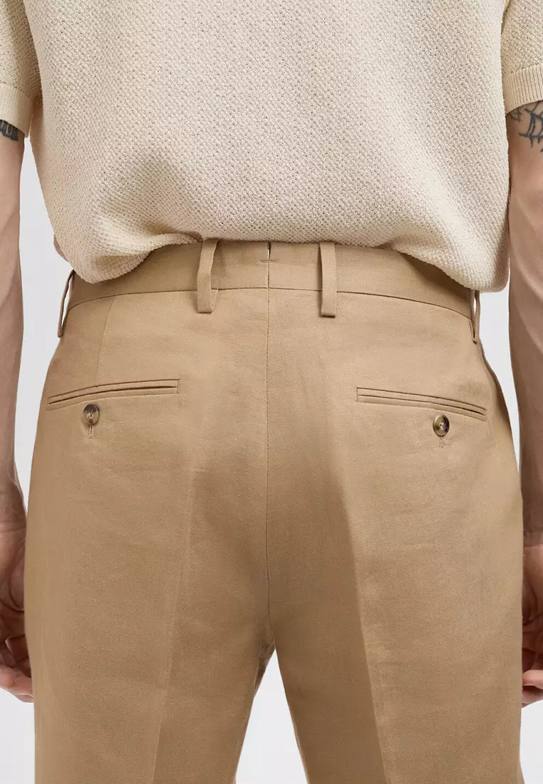 Slim Fit Suit Pants