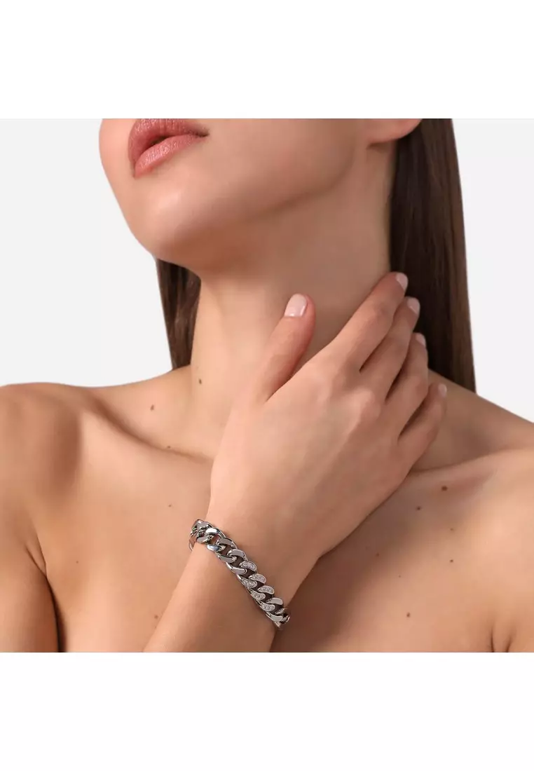 Chiara Ferragni Chain 170+25mm Silver Women's Bracelets J19AUW18