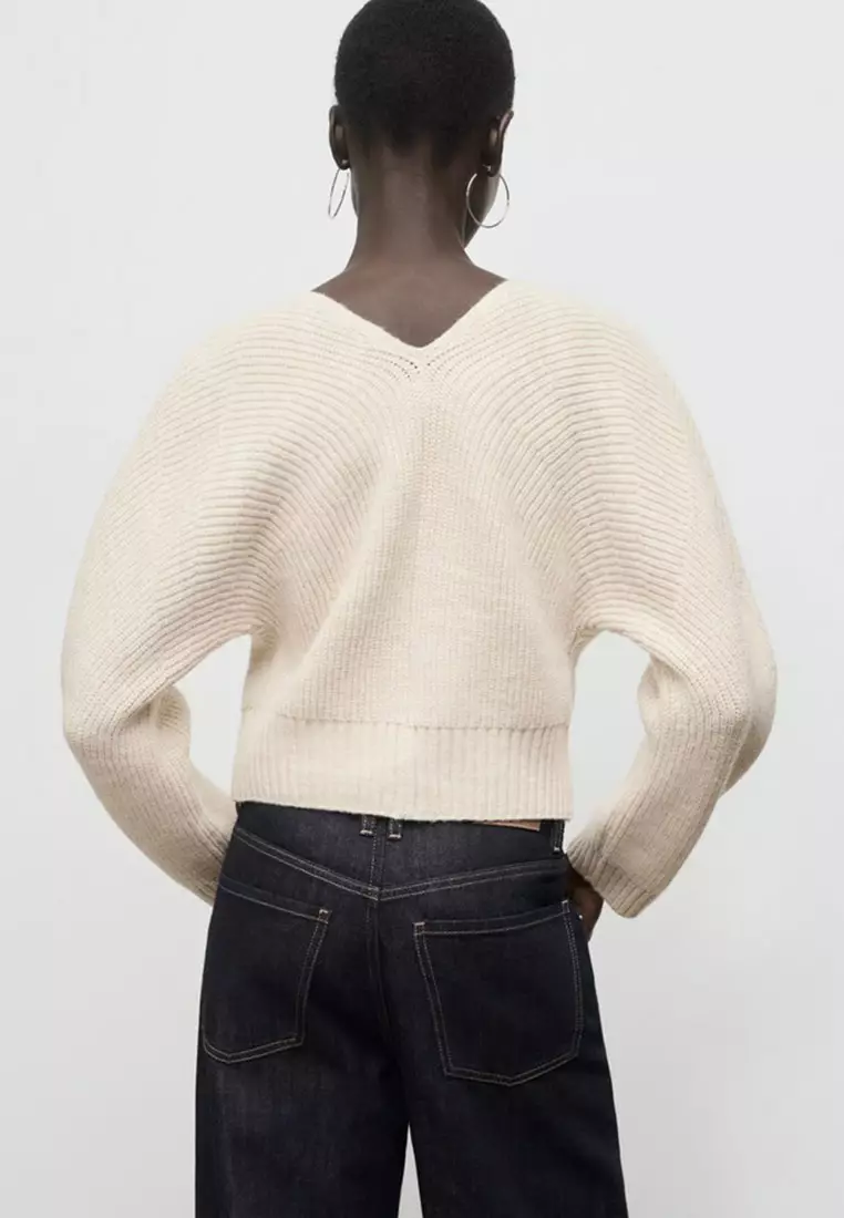 V-Neck Cardigan with Bows