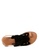 Rag & CO. black Fran Back Strap Flat Sandal 2F76ESH5D0BD8DGS_6