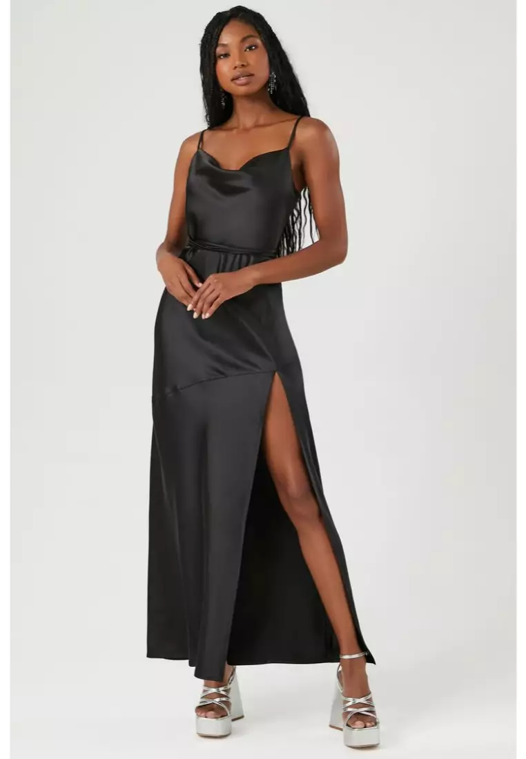 Maxi dress without slits clearance