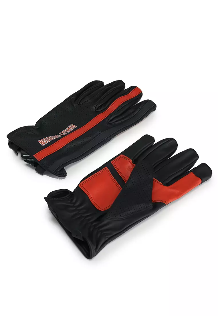 Harley-Davidson® Legacy Perforated Leather Gloves