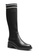 Twenty Eight Shoes black VANSA Knit Back Zip Long Boots VSW-B629 969D2SH311A468GS_2