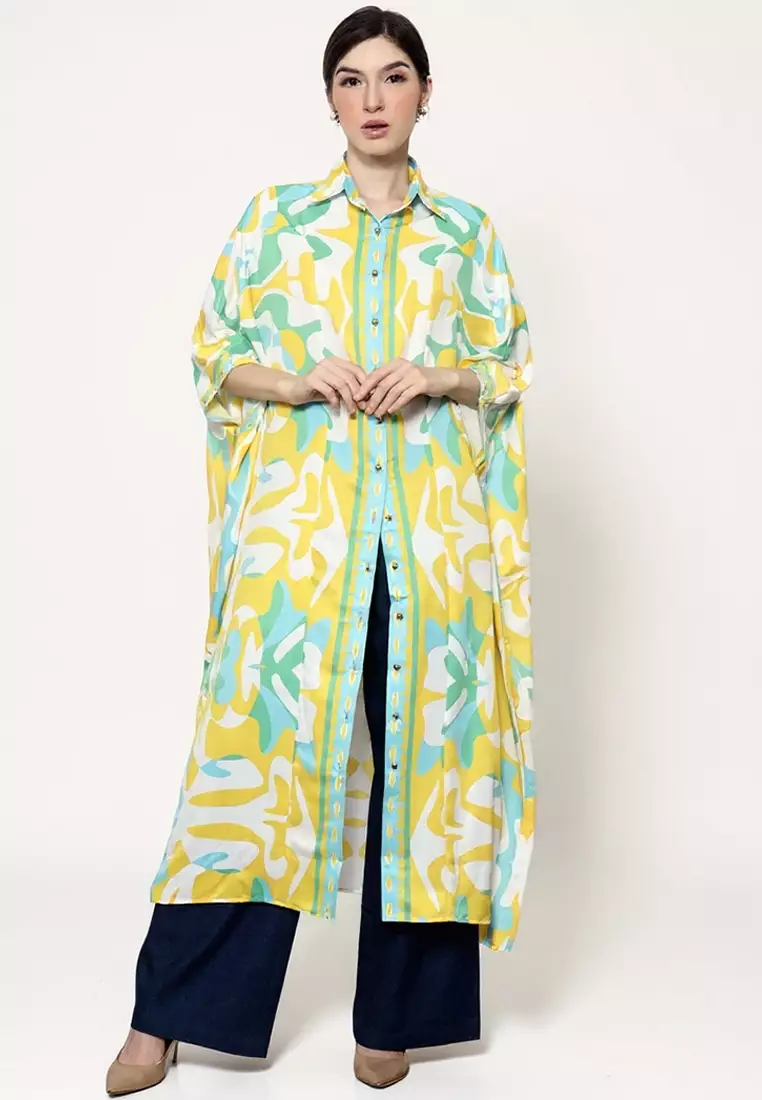 Kanzi Collared Kaftan