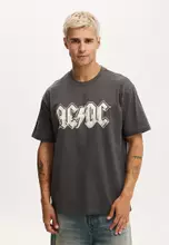 Licensed Faded Slate - Ac/Dc - Hells Bells