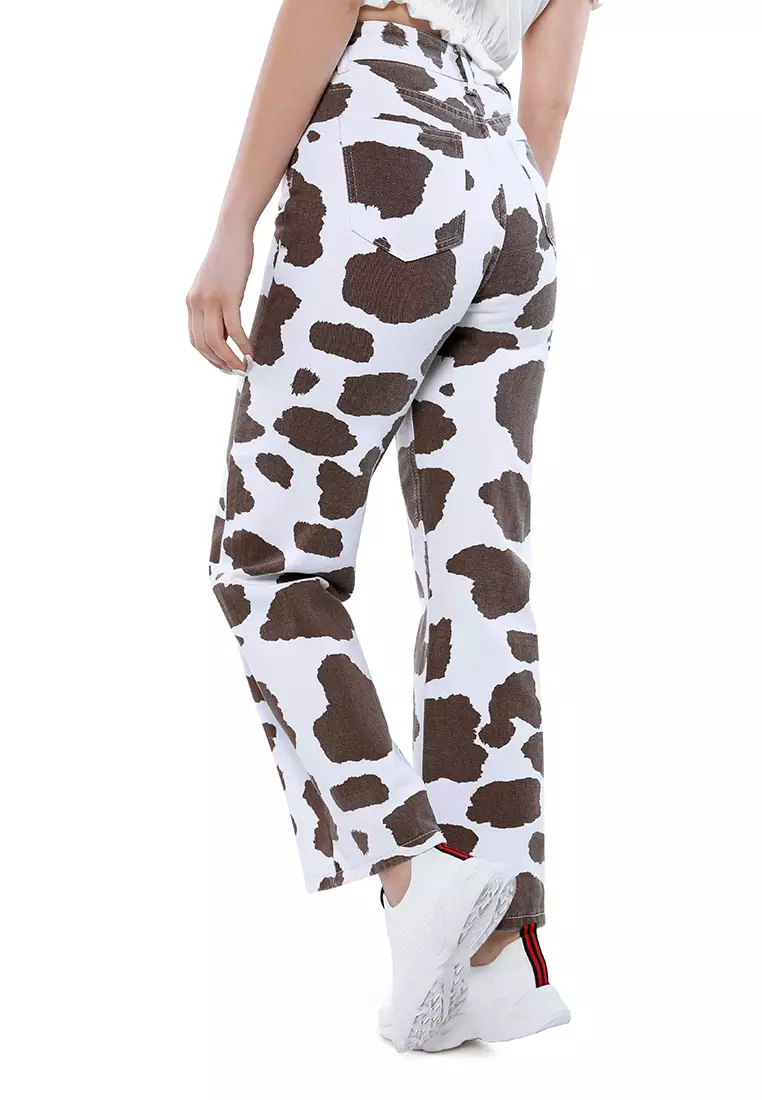 Buy London Rag Brown Cow Print Wide Pants 2023 Online ZALORA Philippines