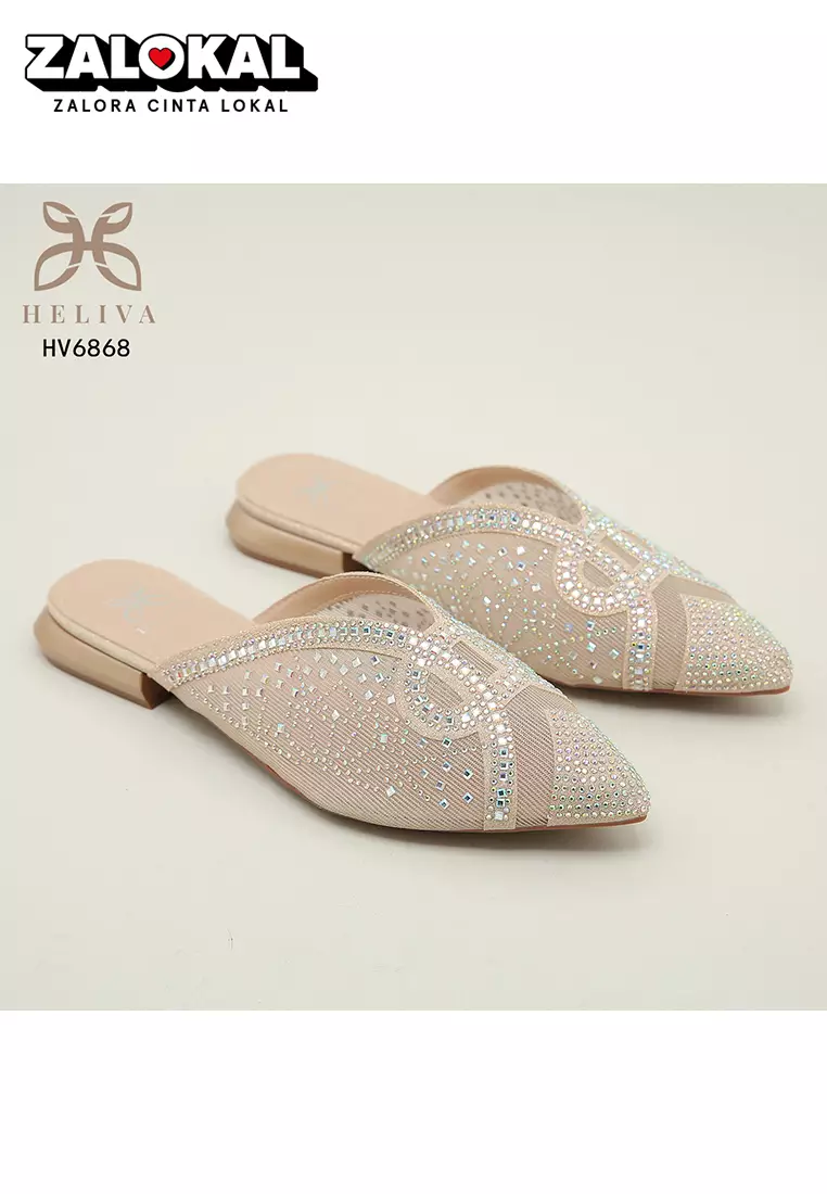Heliva Jowy Lady Sandal Party Mesh Jewel Accessories